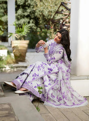 UNSTICH PRINTED LAWN EMBROIDERY DRESS 3 PIECE -518