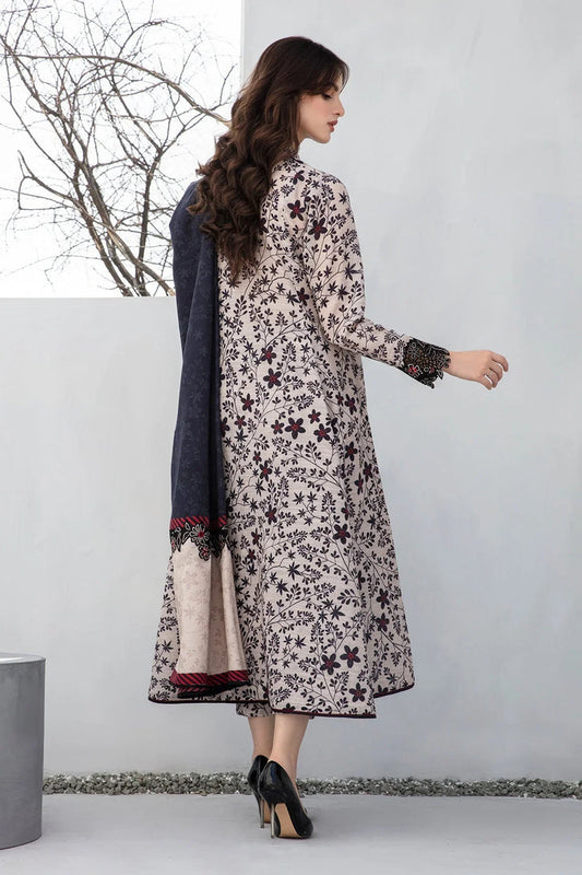 KARANDI 3PC PRINTED SHIRT WITH KARANDI PRINTED DUAPTTA AND TROUSER-254