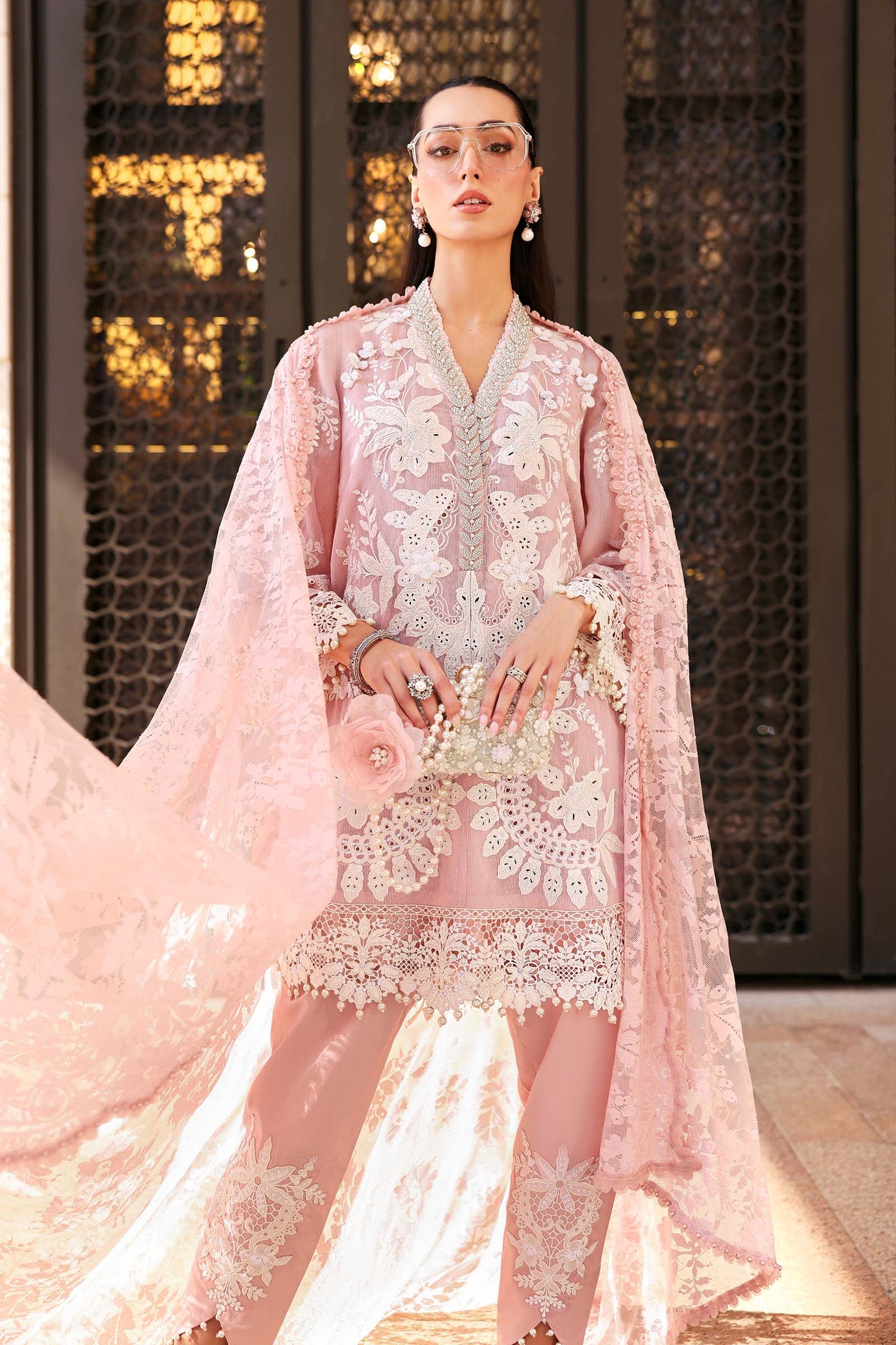 3 Piece Unstitched Embroidered Lawn Suit 720