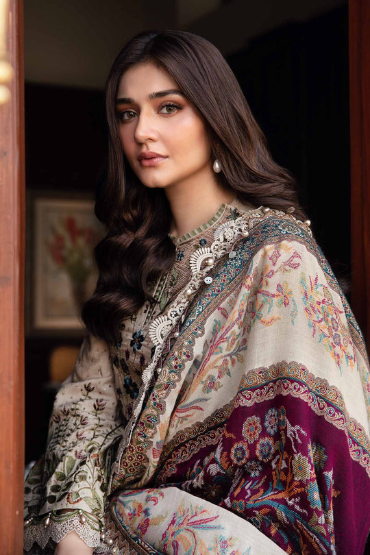 Lawn Embroidered Shirt with Digital Printed Jaquard Duppata-669