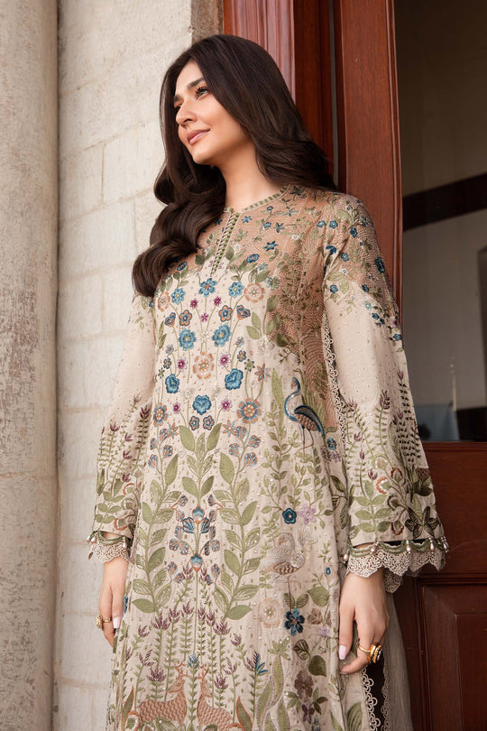 Lawn Embroidered Shirt with Digital Printed Jaquard Duppata-669