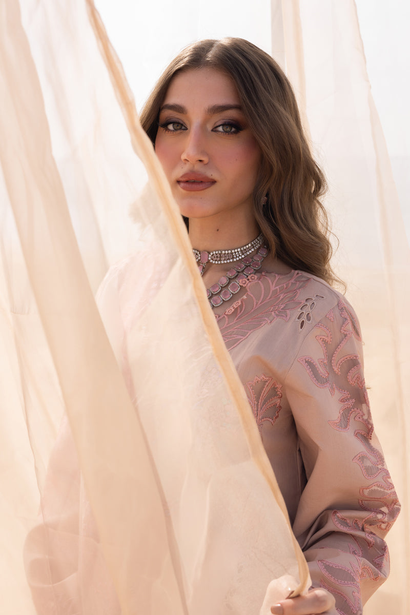 Premium Embroidered Lawn Unstitched 3Pc Suit-724