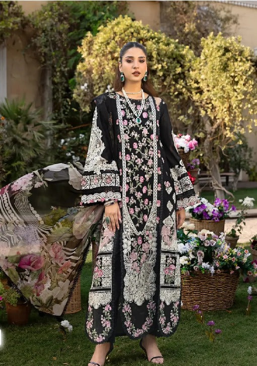 Premium - Luxury Lawn Edition' 26 -Chiffon Printed Dupata-702