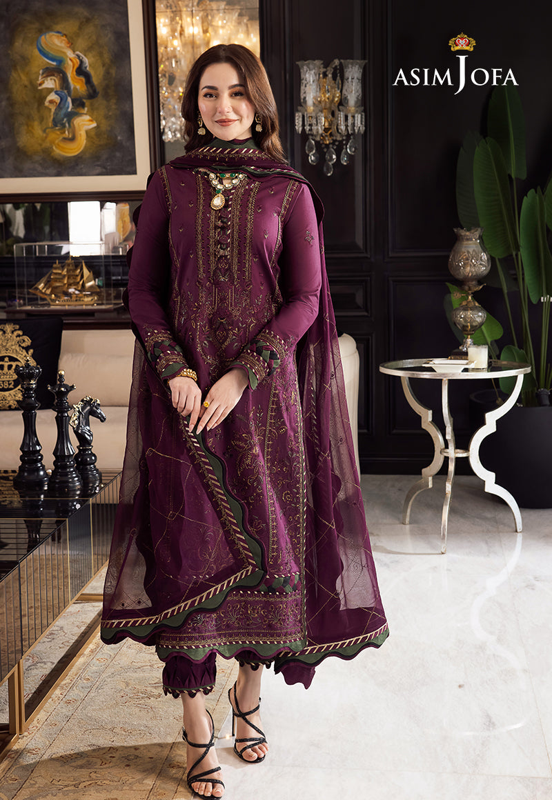 Unstitch Dhanak-3PC Embroidered With Dhanak Embroidered Dupatta-668